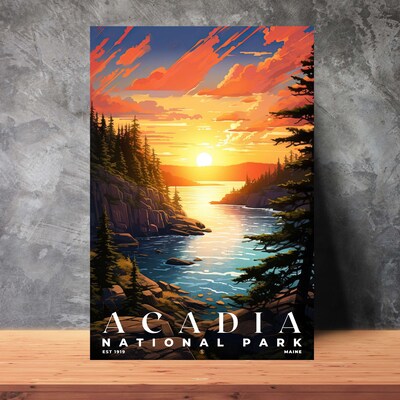 Acadia National Park Poster, Travel Art, Office Poster, Home Decor | S7 - image3